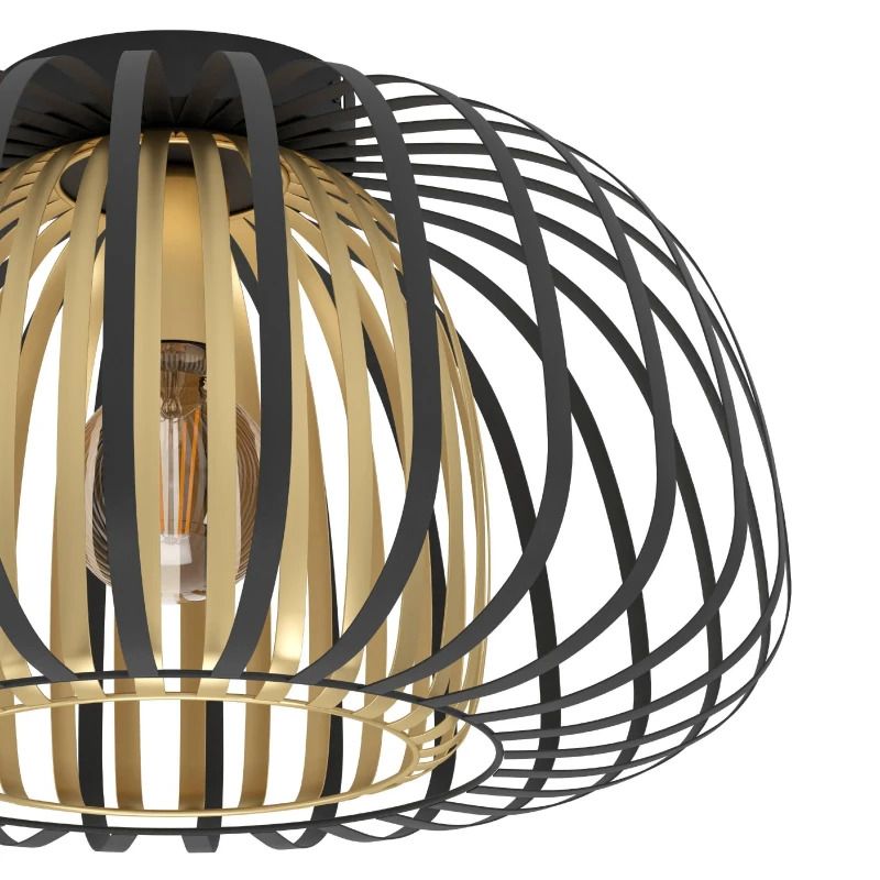 EGLO LED Plafondlamp Encinitos | 1X E27 Max 40W | IP20 | Goud