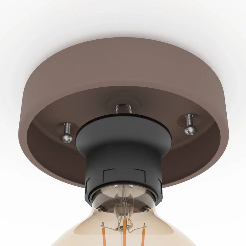EGLO LED Plafondlamp Mogano | 1X E27 Max 60W | IP20 | Mokka