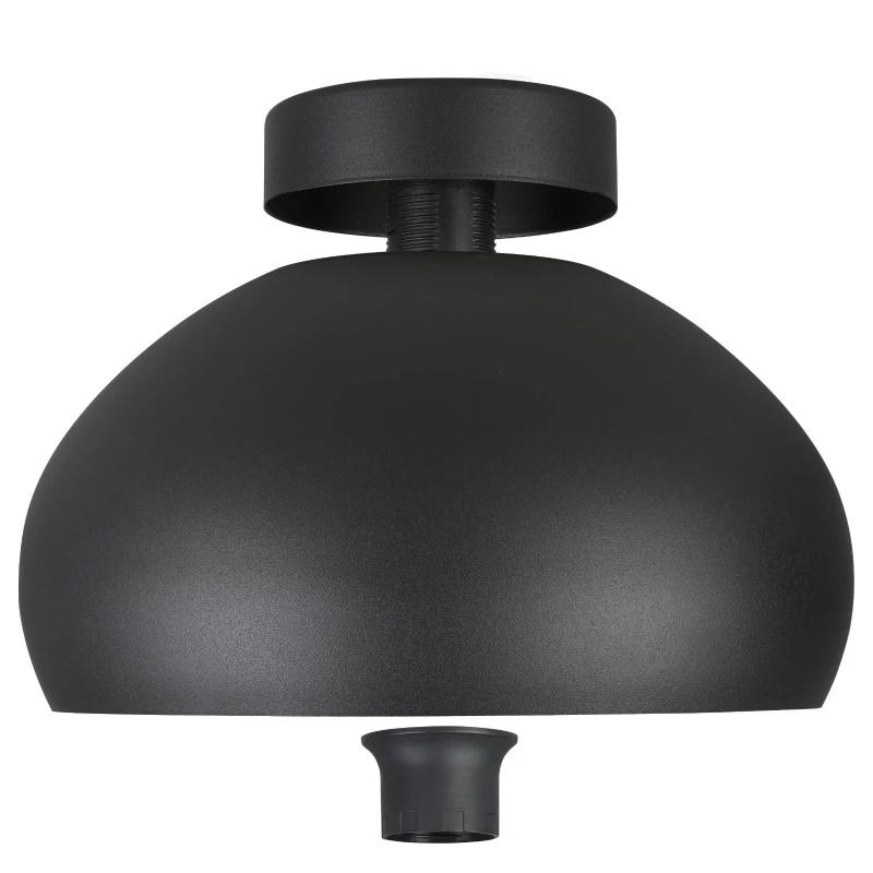 EGLO LED Plafondlamp Mogano 2 | 1X E27 Max 40W | IP20 | Zwart/goud