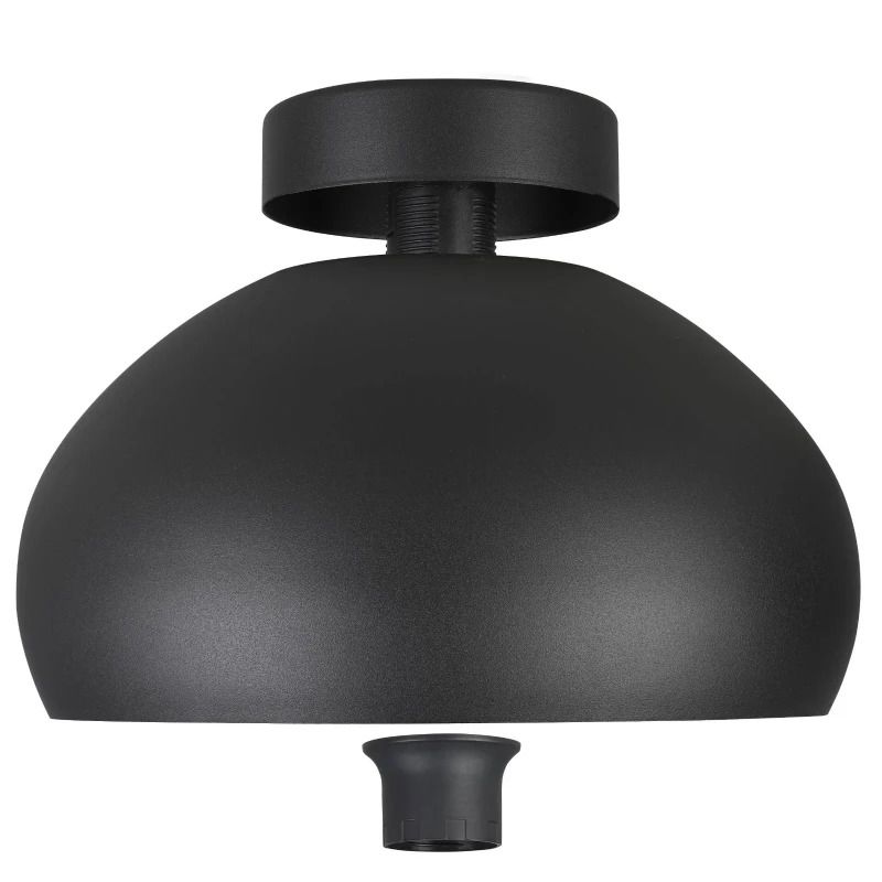EGLO LED Plafondlamp Mogano 2 | 1X E27 Max 40W | IP20 | Zwart/koper