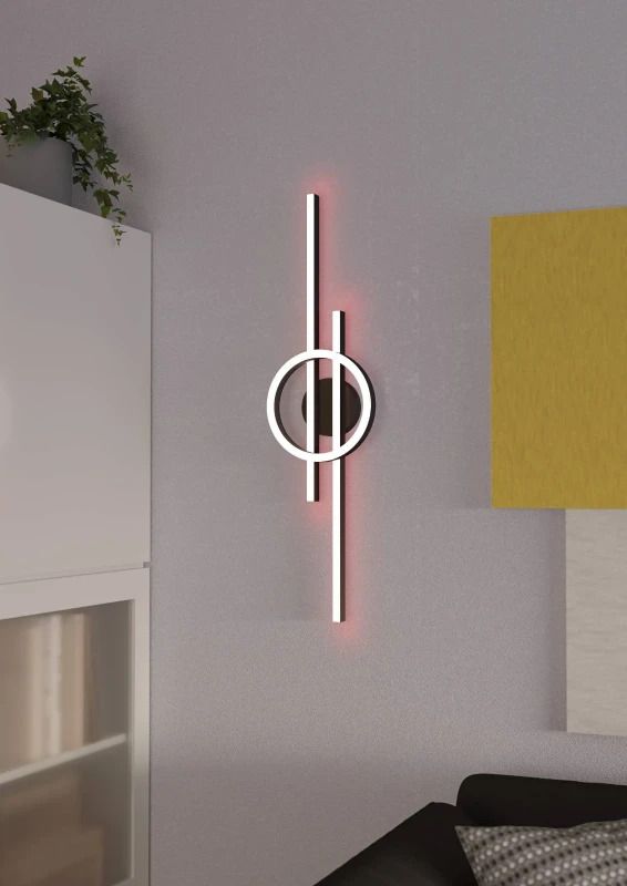 EGLO LED Plafondlamp Amandolo | 23.5W 2765K 2850Lm | IP20 Dimbaar | Zwart