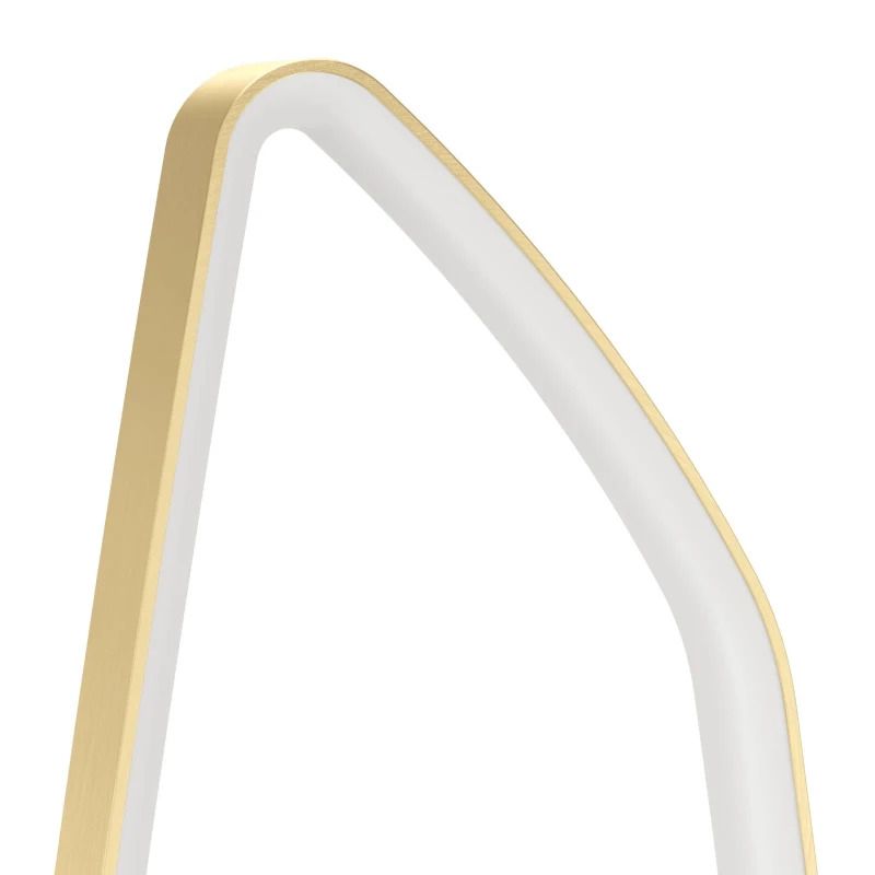 EGLO LED Vloerlamp Vallerosa | 25.2W 3000K 3400Lm | Messing/wit