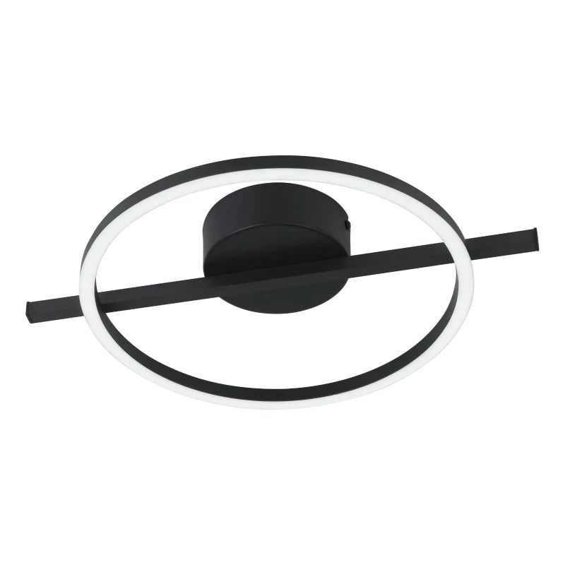 EGLO LED Plafondlamp Amandolo | 17W 2765K 1900Lm | IP20 Dimbaar | Zwart