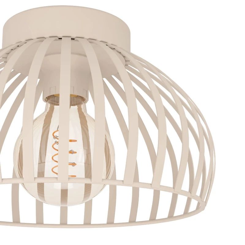 EGLO LED Plafondlamp Mogano 3 | 1X E27 Max 40W | IP20 | Zand