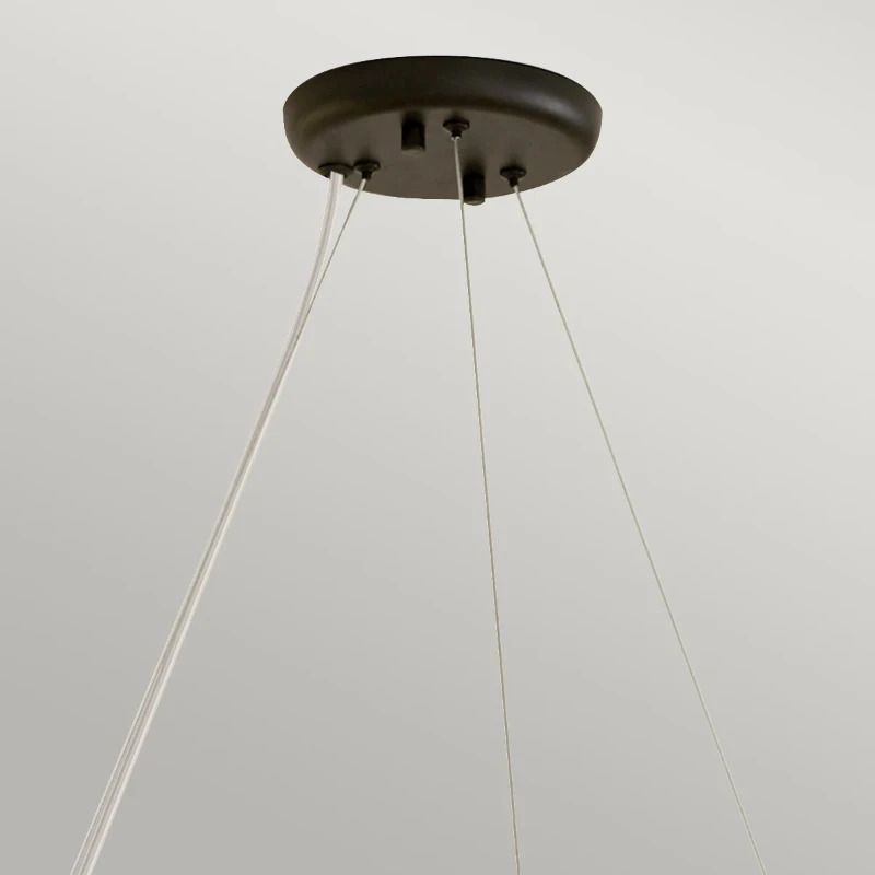 Kichler LED Kroonluchter | 9X E27 Max 40W | Satin Black