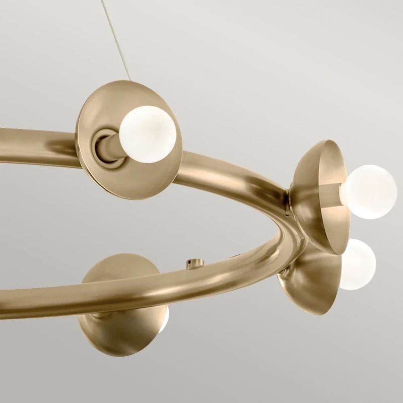 Kichler LED Kroonluchter | 9X E27 Max 40W | Champagne Bronze