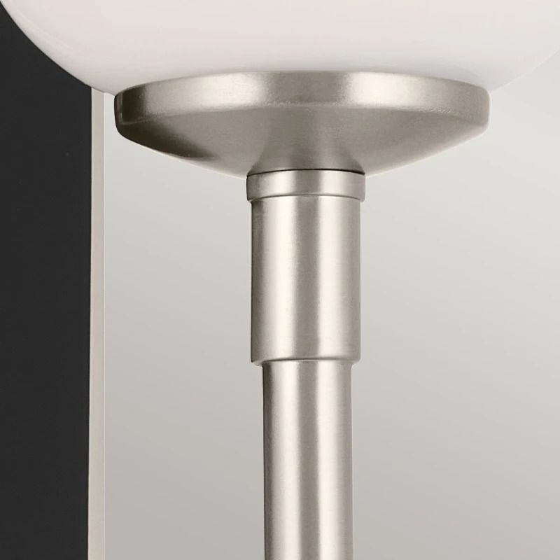 Kichler LED Wandlamp Solia | 1X E27 Max 3W | Brushed Nickel & Black