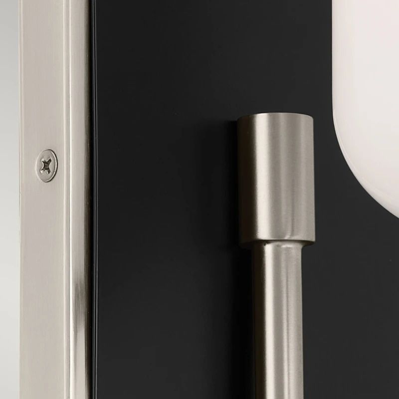 Kichler LED Wandlamp Solia | 1X E27 Max 3W | Brushed Nickel & Black