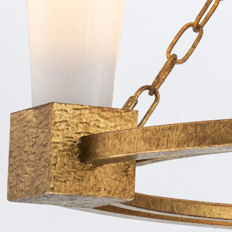 Elstead Lighting LED Kroonluchter | 3X E27 Max 40W | Distressed Gold