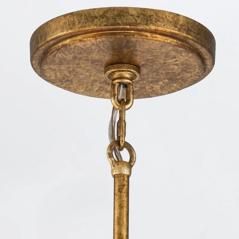 Elstead Lighting LED Kroonluchter | 3X E27 Max 40W | Distressed Gold