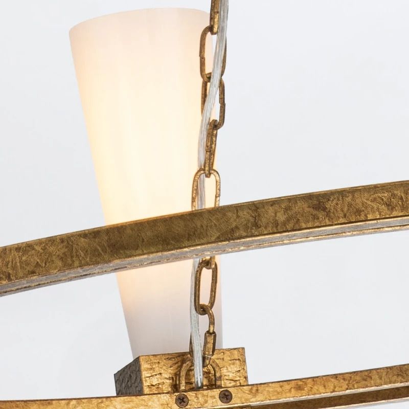 Elstead Lighting LED Kroonluchter | 4X E27 Max 40W | Distressed Gold