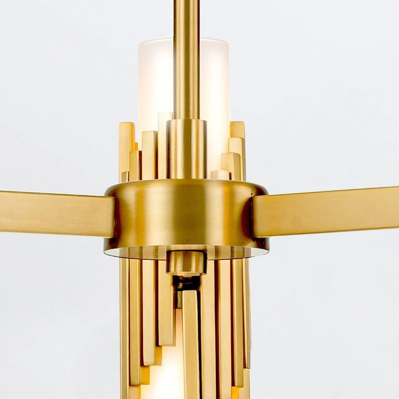 Elstead Lighting LED Kroonluchter | 6X E27 Max 40W | Aged Brass