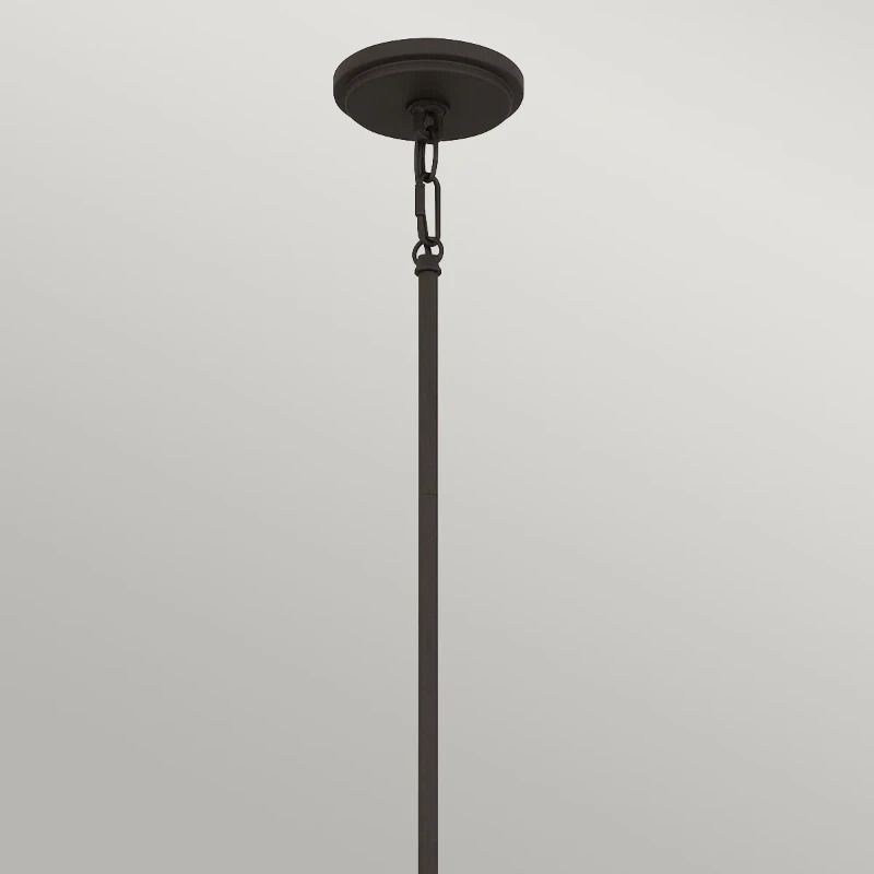 Quoizel LED Hanglamp Brecken | 2X E27 Max 60W | Aged Brass and Cased Opal glass Shade
