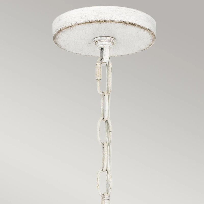 Quoizel LED Buiten Hanglamp Lindendale | 1X E27 Max 60W | IP44 | Antique White