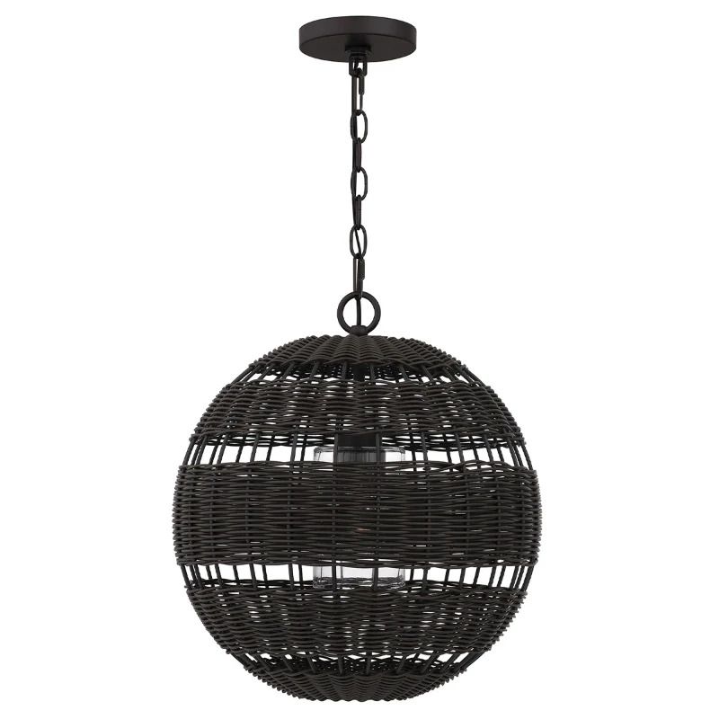 Quoizel LED Buiten Hanglamp Lindendale | 1X E27 Max 60W | IP44 | Western Bronze