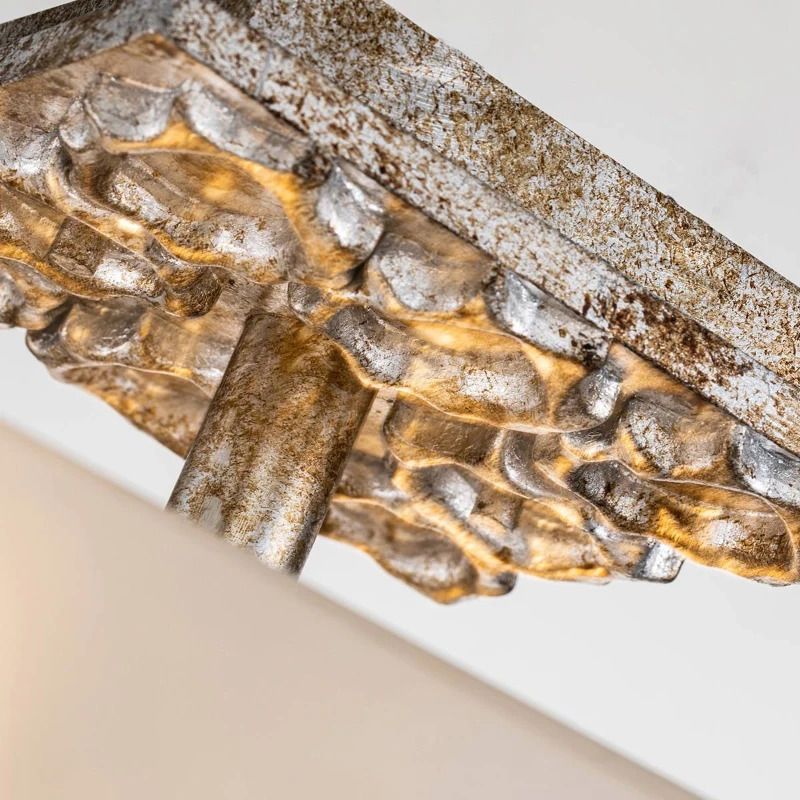 Flambeau LED Plafondlamp Star | 2X E27 Max 40W | Distressed Silver