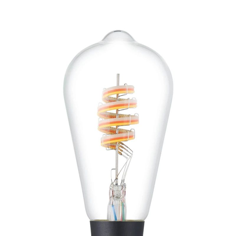 EGLO E27 LED Edisonlamp ST64 Smart | 4.9W RGBW 400Lm Dimbaar | Zigbee