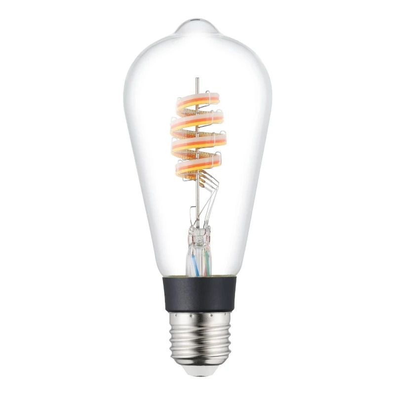EGLO E27 LED Edisonlamp ST64 Smart | 4.9W RGBW 400Lm Dimbaar | Zigbee