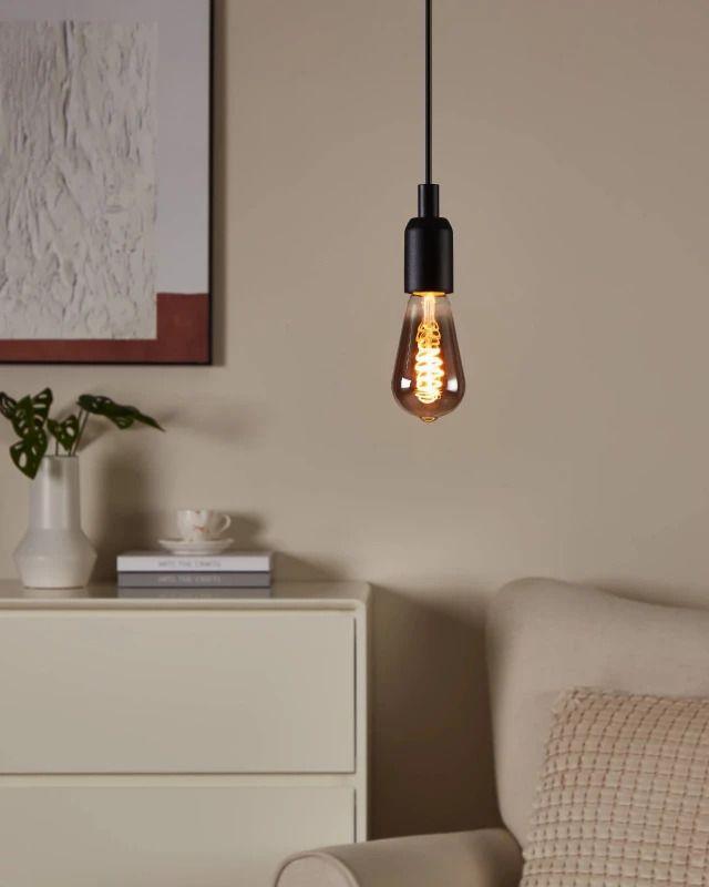 EGLO E27 LED Edisonlamp ST64 Smart | 4W Smoke 150Lm Dimbaar | Zigbee