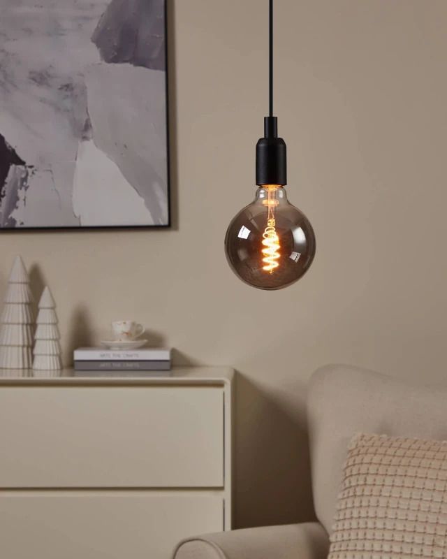 EGLO E27 LED Globelamp G125 Smart | 4W Smoke 150Lm Dimbaar | Zigbee