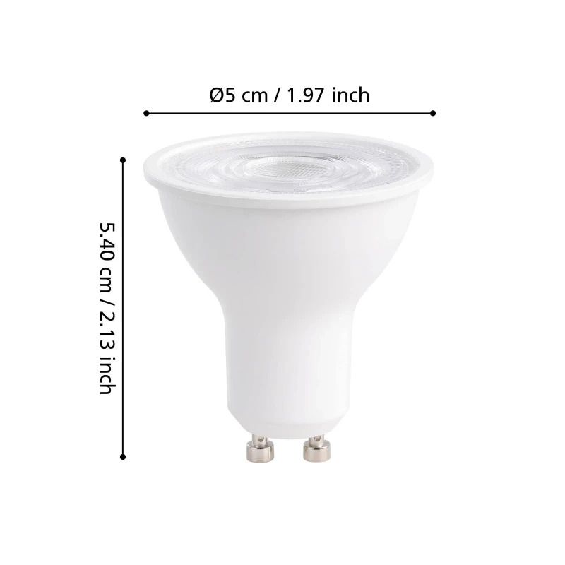 EGLO GU10 LED Spot MR16 Smart | 4.9W 2700K/6500K 400Lm Dimbaar | Zigbee