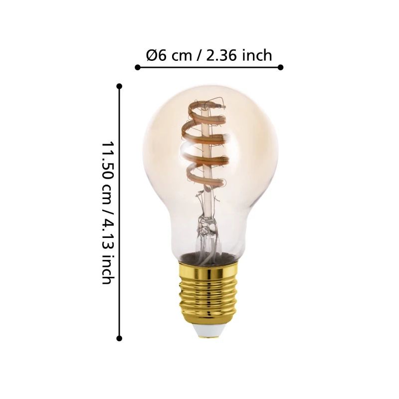 EGLO 2X E27 LED Lamp A60 Smart | 4.9W 2200K/6500K 360Lm Dimbaar | Zigbee