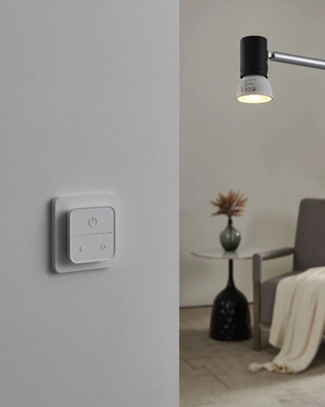 EGLO 3X GU10 LED Spot MR16 Smart | 4.9W RGB 345Lm Dimbaar | Zigbee | Met Wandschakelaar