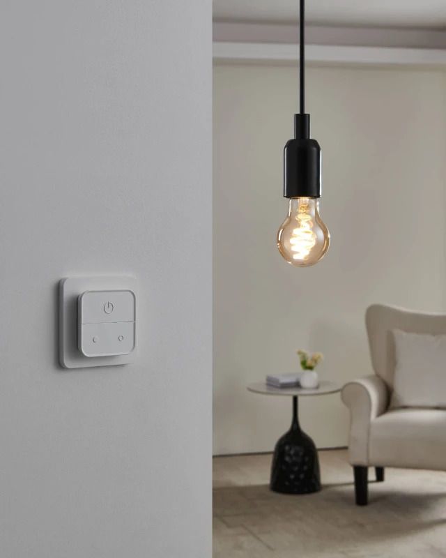 EGLO 2X E27 LED Lamp A60 Smart | 4.9W 2200K/6500K 360Lm Dimbaar | Zigbee | Met Wandschakelaar