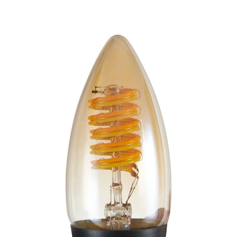 EGLO E14 LED Kaarslamp C35 Smart | 4.9W Amber 320Lm Dimbaar | Zigbee