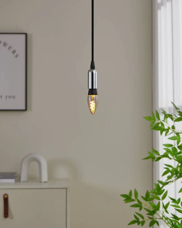 EGLO E14 LED Kaarslamp C35 Smart | 4W Smoke 150Lm Dimbaar | Zigbee