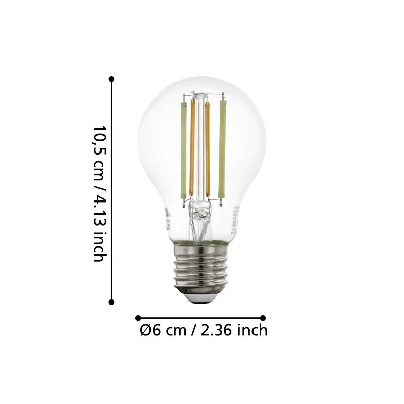 EGLO E27 LED Lamp A60 Smart | 6W 2200K/6500K 806Lm Dimbaar | Zigbee