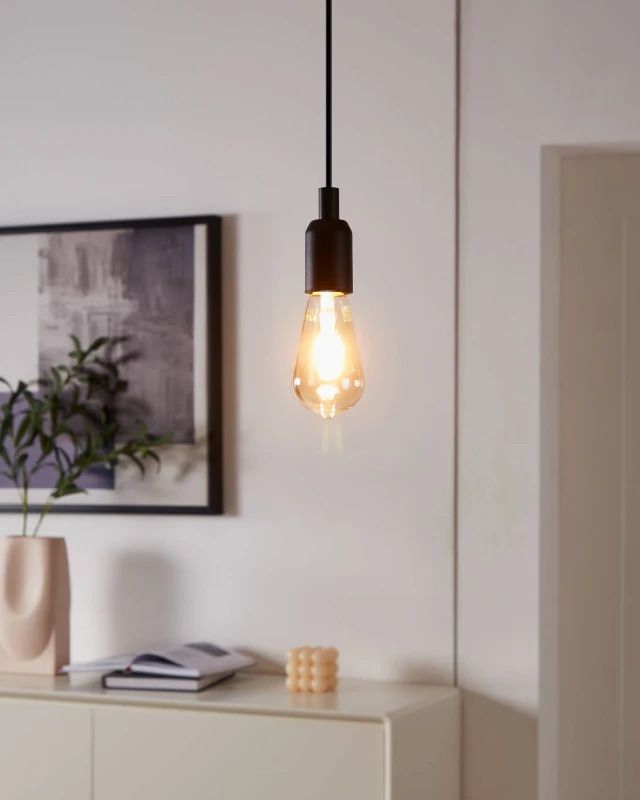 EGLO E27 LED Edisonlamp ST64 Smart | 4.9W Amber 360Lm Dimbaar | Zigbee