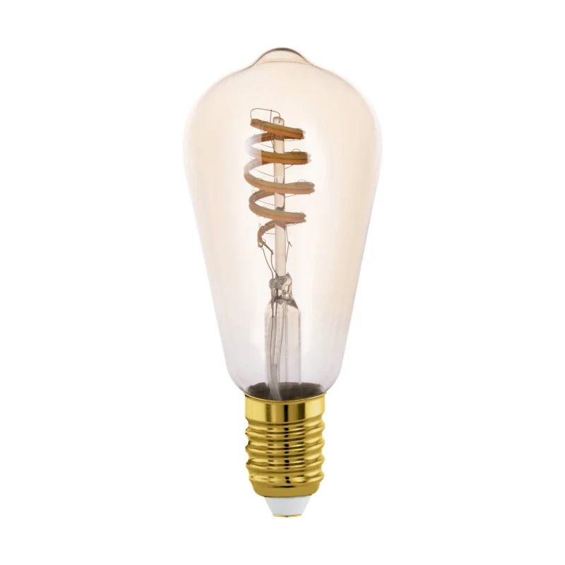 EGLO E27 LED Edisonlamp ST64 Smart | 4.9W Amber 360Lm Dimbaar | Zigbee