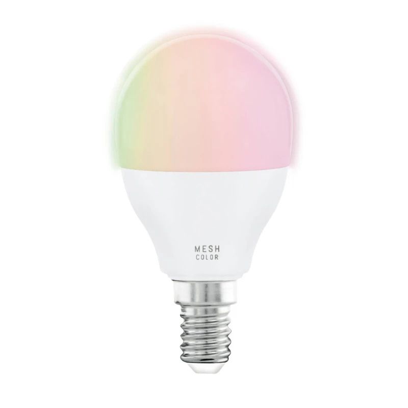 EGLO E14 LED Kogellamp G45 Smart | 4.9W RGB 470Lm Dimbaar | Zigbee
