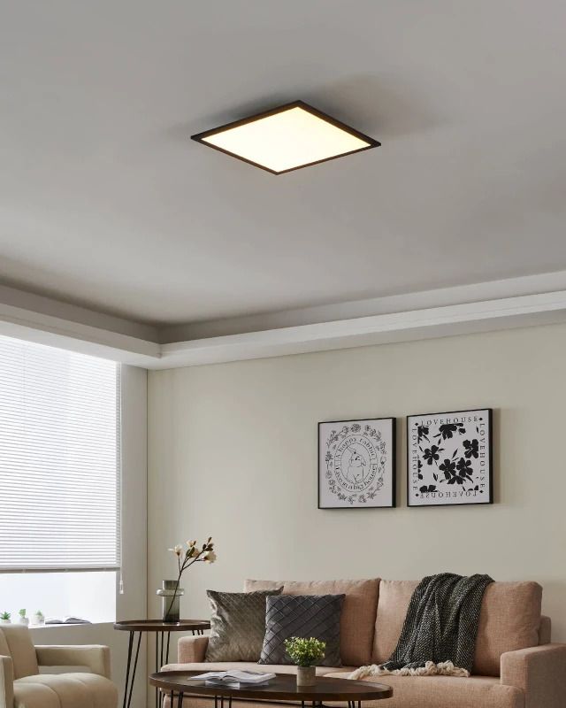 EGLO LED Paneel Smart Salobrena | 21.5W 2700K/6500K 2500Lm | IP20 Dimbaar Zigbee | Zwart