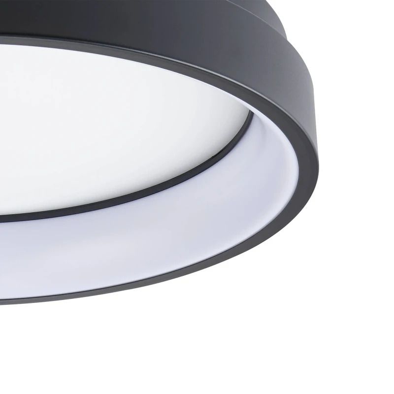 EGLO Plafondlamp Smart Marghera | 26W RGB 3120Lm | IP20 Dimbaar Zigbee | Zwart