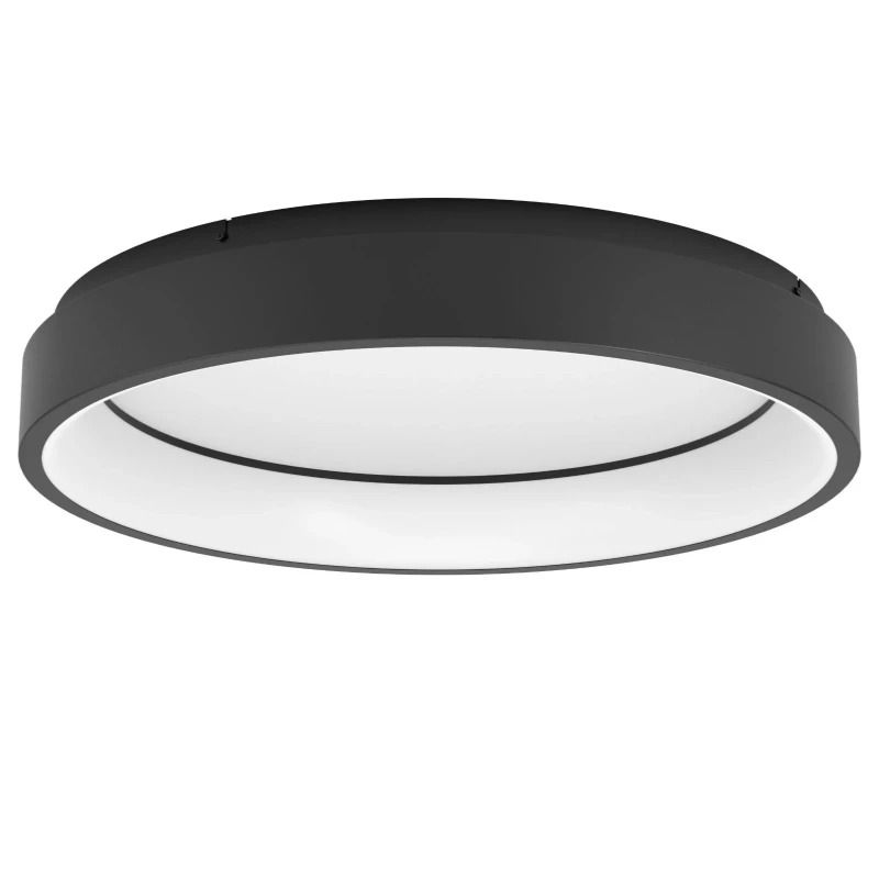 EGLO Plafondlamp Smart Marghera | 26W RGB 3120Lm | IP20 Dimbaar Zigbee | Zwart