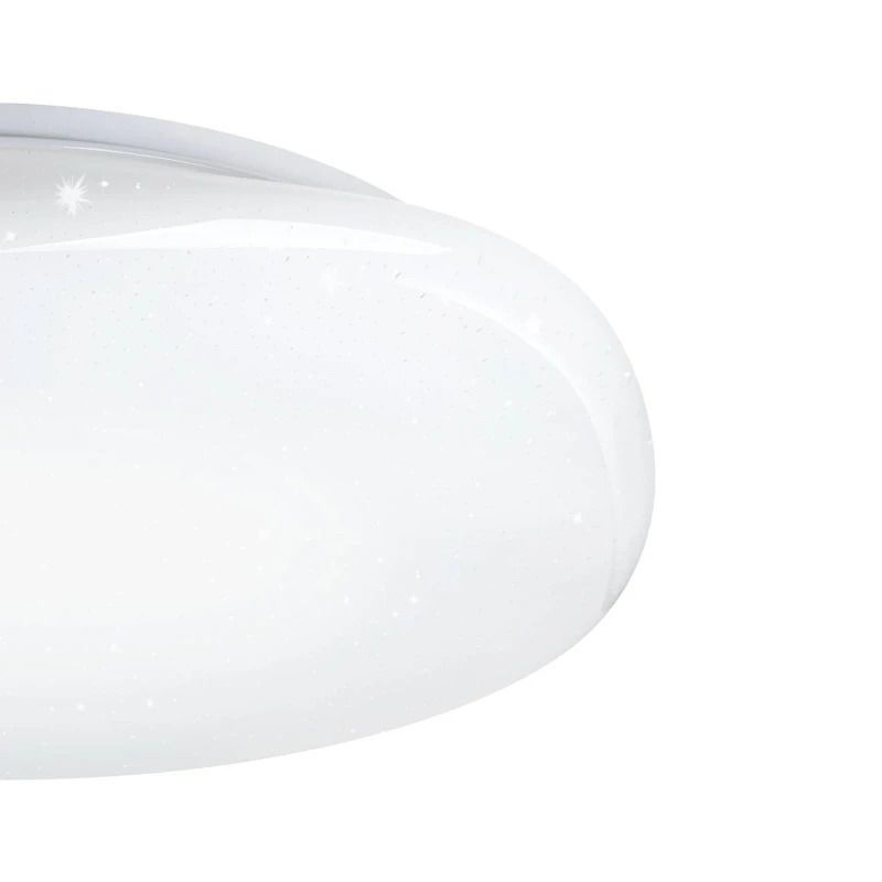 EGLO Plafondlamp Smart Sileras | 21.6W RGB 2700Lm | IP20 Dimbaar Zigbee | Kristaleffect
