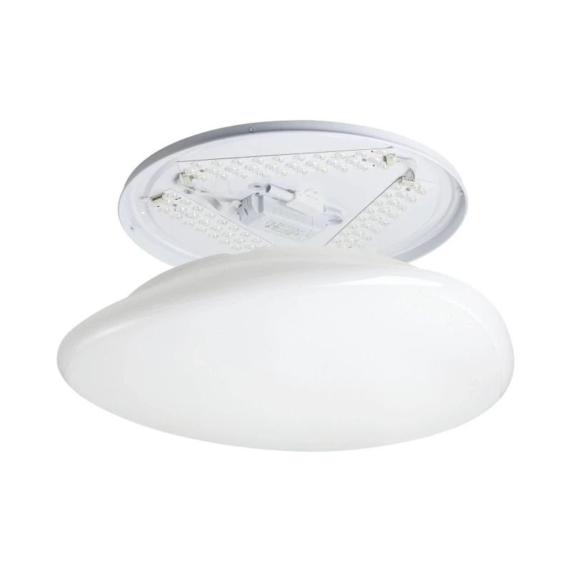 EGLO Plafondlamp Smart Sileras | 21.6W RGB 2700Lm | IP20 Dimbaar Zigbee | Kristaleffect