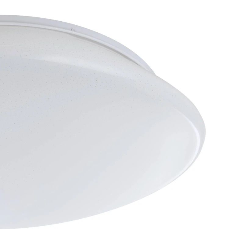 EGLO Plafondlamp Smart Sileras | 33W RGB 4050Lm | IP20 Dimbaar Zigbee | Kristaleffect