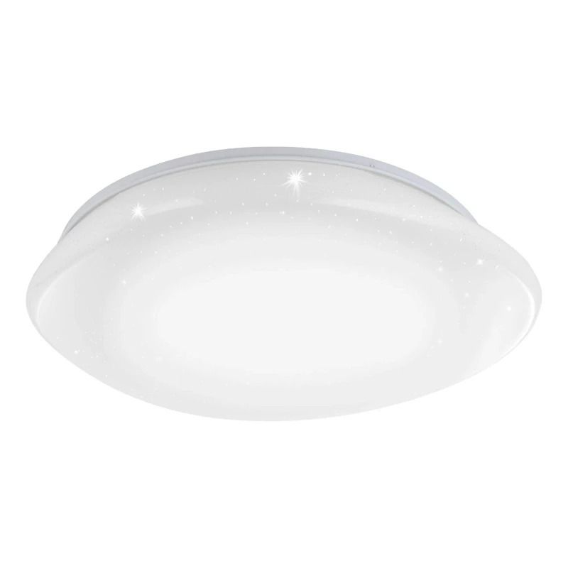 EGLO Plafondlamp Smart Sileras | 33W RGB 4050Lm | IP20 Dimbaar Zigbee | Kristaleffect