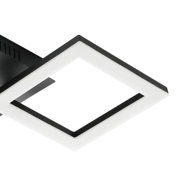EGLO Plafondlamp Smart Paranday | 15.5W 3000K/6500K 1800Lm | IP20 Dimbaar Zigbee | Zwart/wit