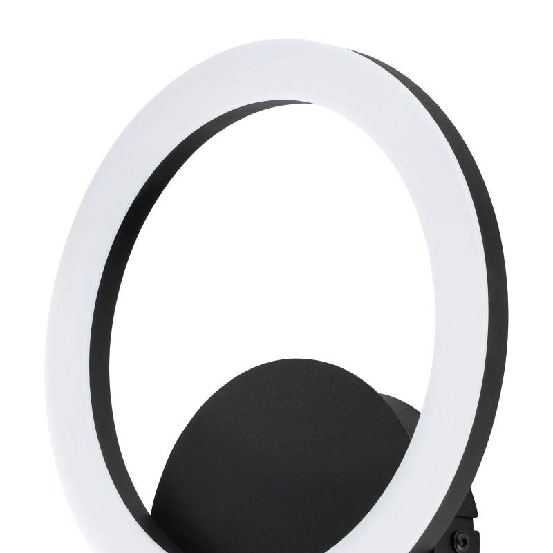 EGLO Wandlamp Smart Parrapos | 12W 3000K/6500K 850Lm | IP20 Dimbaar Zigbee | Zwart/wit
