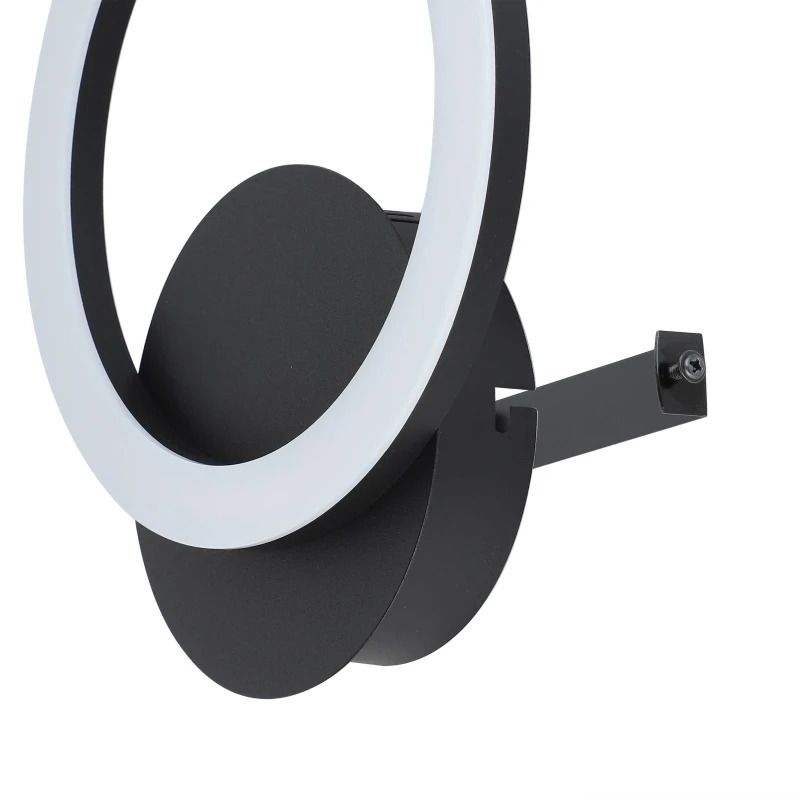 EGLO Wandlamp Smart Parrapos | 12W 3000K/6500K 850Lm | IP20 Dimbaar Zigbee | Zwart/wit