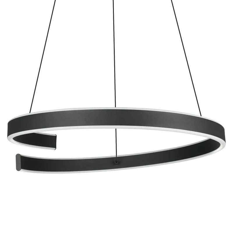 EGLO LED Hanglamp Smart Andabaia | 42.5W 3000K/6500K 5300Lm | IP20 Dimbaar Zigbee | Zwart/wit
