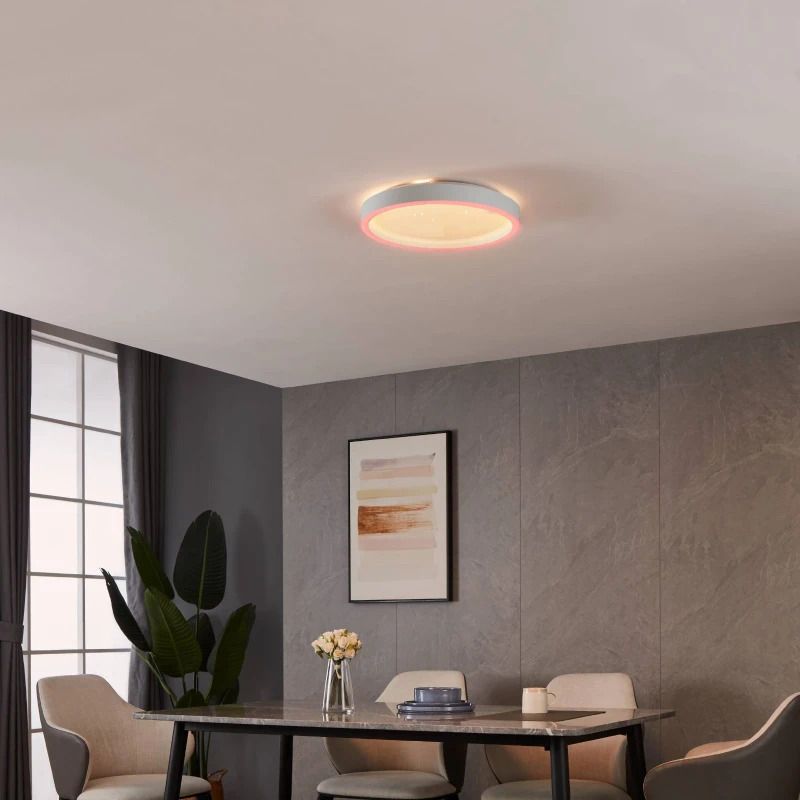 EGLO Plafondlamp Smart Montemorelos | 17.8W RGB 2150Lm | IP20 Dimbaar Zigbee | Wit
