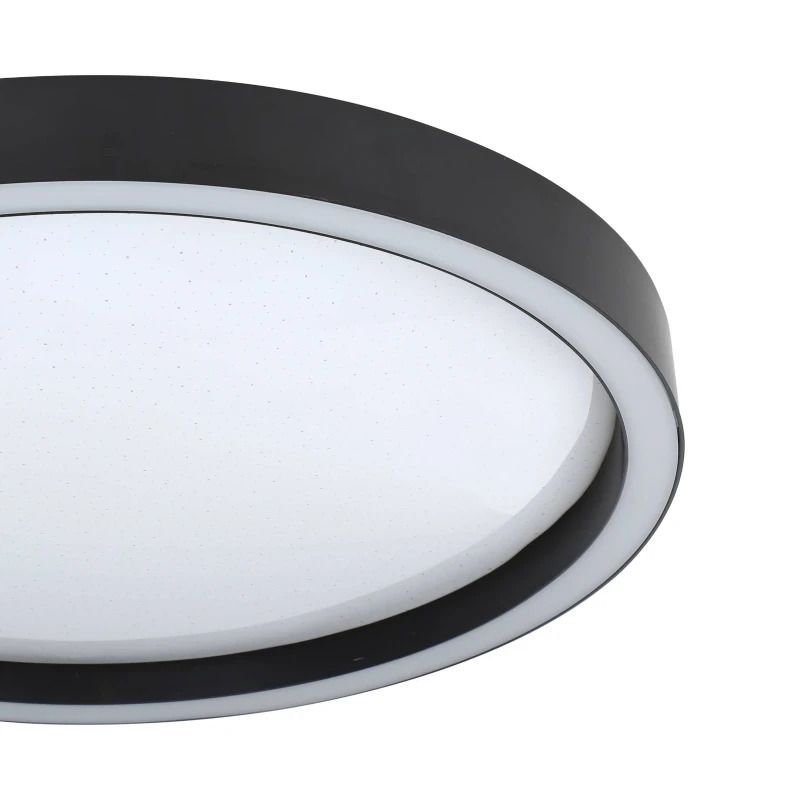 EGLO Plafondlamp Smart Montemorelos | 17.8W RGB 2150Lm | IP20 Dimbaar Zigbee | Zwart