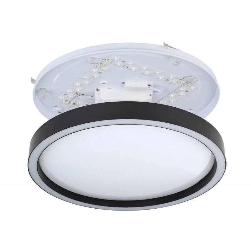 EGLO Plafondlamp Smart Montemorelos | 17.8W RGB 2150Lm | IP20 Dimbaar Zigbee | Zwart