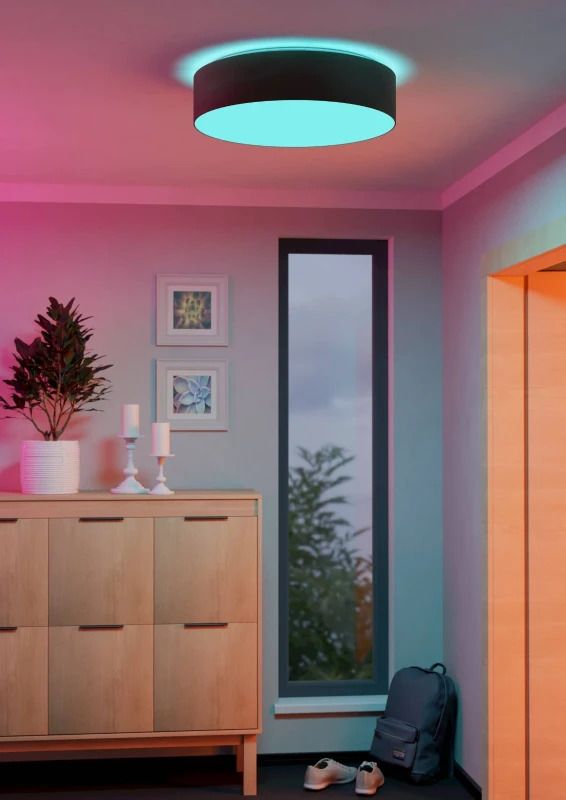 EGLO Plafondlamp Smart Romao | 35W RGB 3500Lm | IP20 Dimbaar Zigbee | Taupe