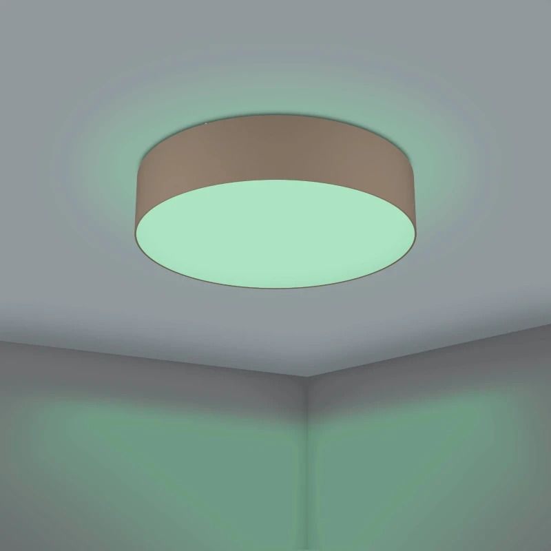 EGLO Plafondlamp Smart Romao | 35W RGB 3500Lm | IP20 Dimbaar Zigbee | Taupe
